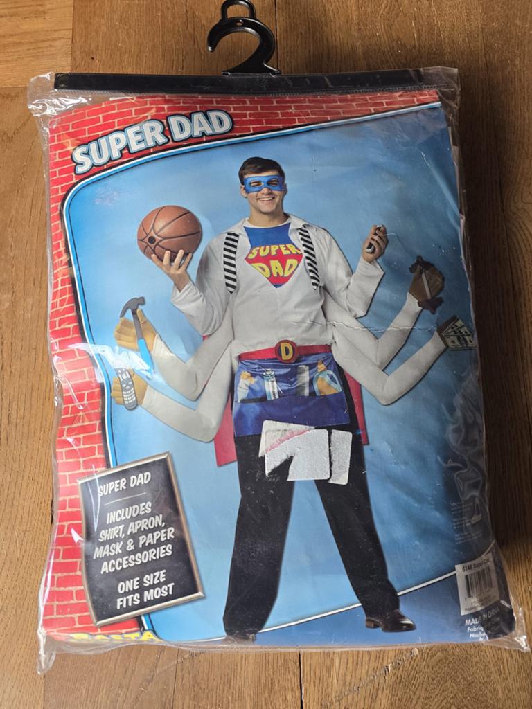 Partij 20x Super Dad party outfit - Compleet kostuum, Ophalen of Verzenden, Nieuw