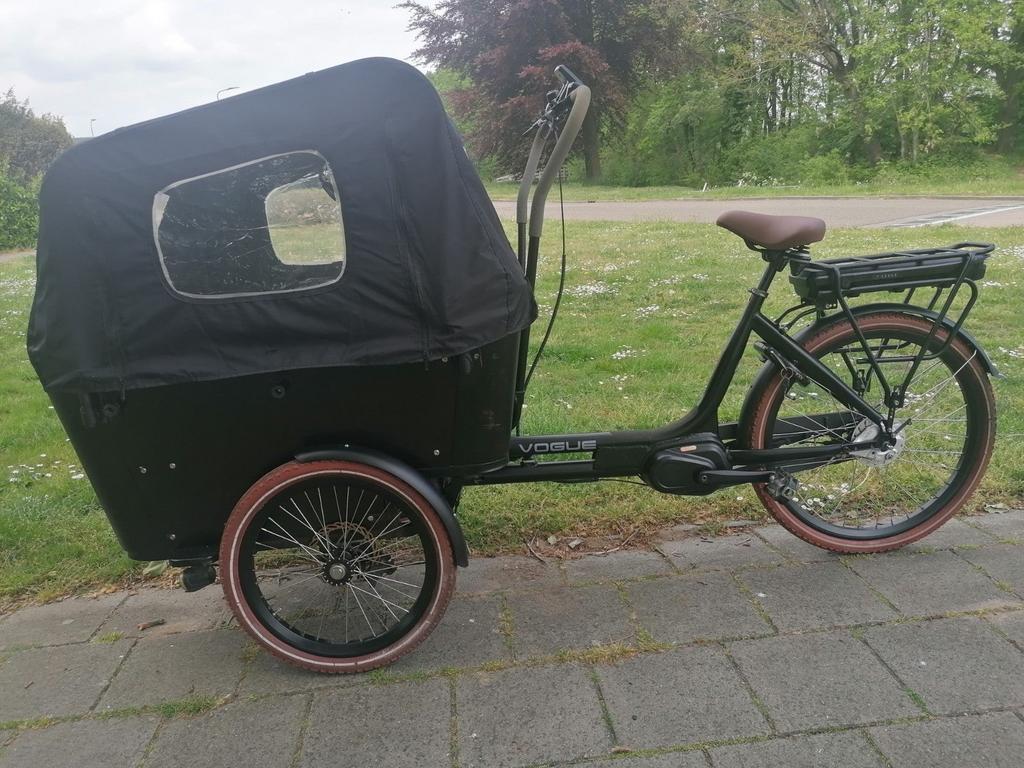 Elektrische vogue carry 3 bakfiets, Ophalen, Gebruikt
