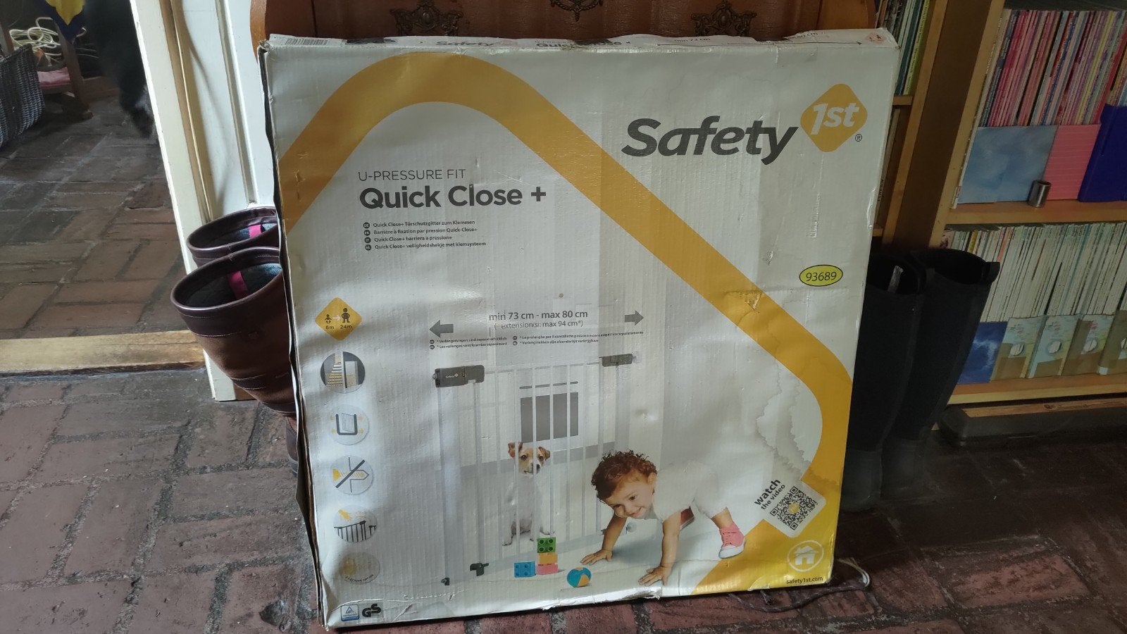 traphekje,, Kinderen en Baby's, Ophalen, Aluminium, Zo goed als nieuw, Klemhekje