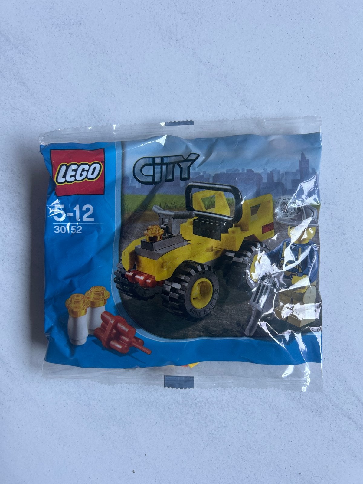 Lego City 30152 Mijnwerker met voertuig (sealed), Ophalen, City, Lego, Nieuw