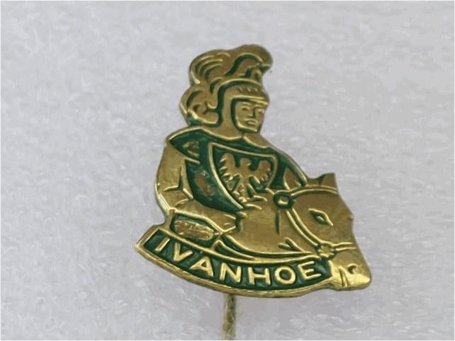SP2053 Speldje Ivanhoe groen, Verzamelen, Ophalen of Verzenden, Gebruikt, Overige onderwerpen