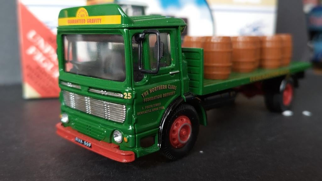 Aec Flatbed Truck the Northern Clubs 1:50 Corgi Classics Pol, Corgi@corgi.co.uk, Zo goed als nieuw, Corgi Classics, Corgi