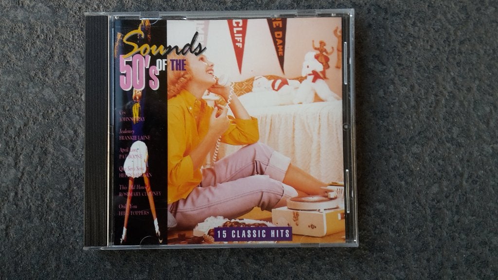 CD sounds of the 50's 15 classic hits, Ophalen of Verzenden, Zo goed als nieuw