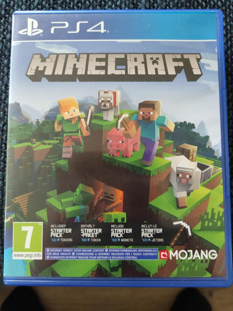 Minecraft - the Bedrock Edition ps4, Avontuur en Actie, Vanaf 18 jaar, 1 speler, Ophalen of Verzenden