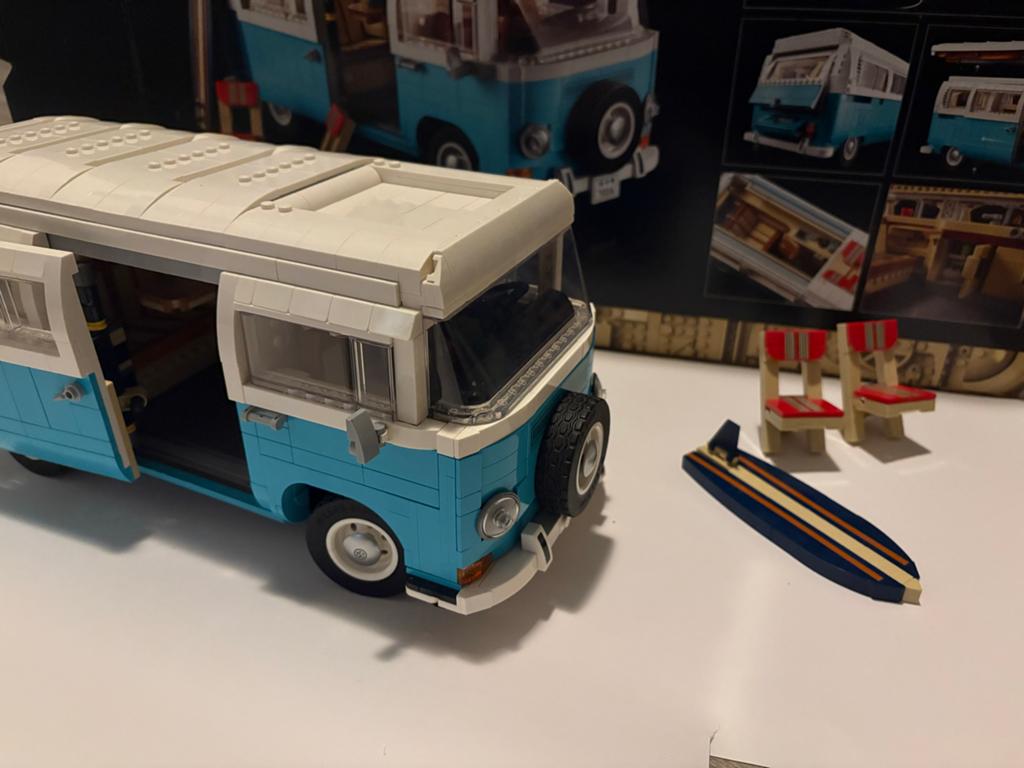 LEGO Volkswagen T2 Camper Van met Lightailing LED Kit, Ophalen of Verzenden, Zo goed als nieuw