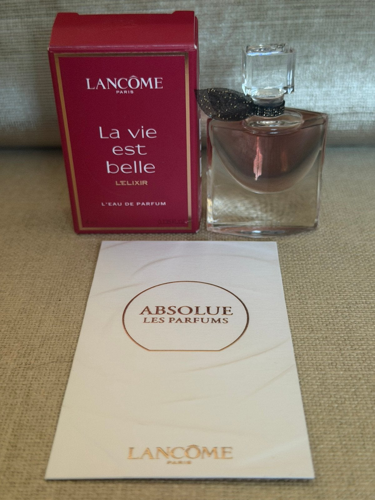 Miniatuur Lancôme La vie est belle l’elixer l’eau de parfum, Verzenden, Nieuw, Miniatuur, Gevuld