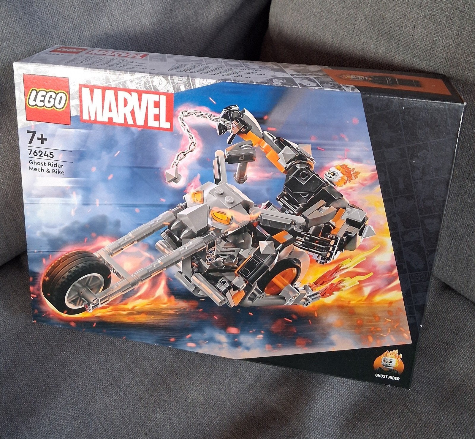 LEGO Marvel 76245 Ghost Rider Mech & Bike - Nieuw, Inclusief minifiguren, Marvel, Lego, Nieuw