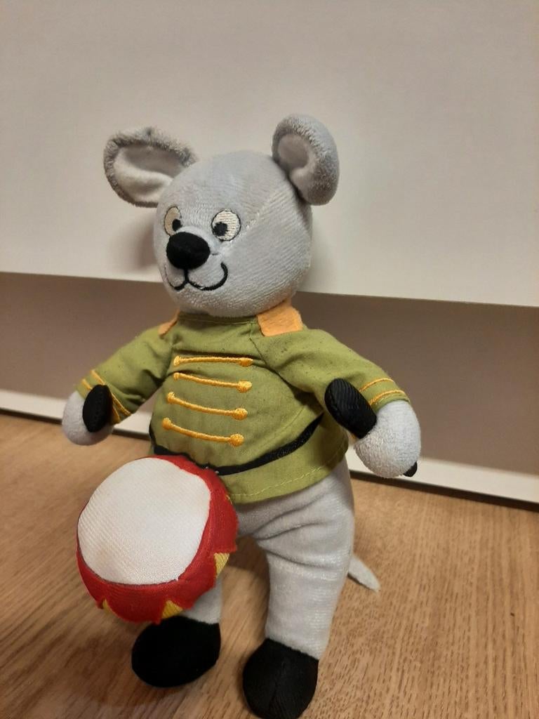 IKEA muis knuffel met trommel klappar cirkus, Ophalen of Verzenden, Nieuw, Overige typen