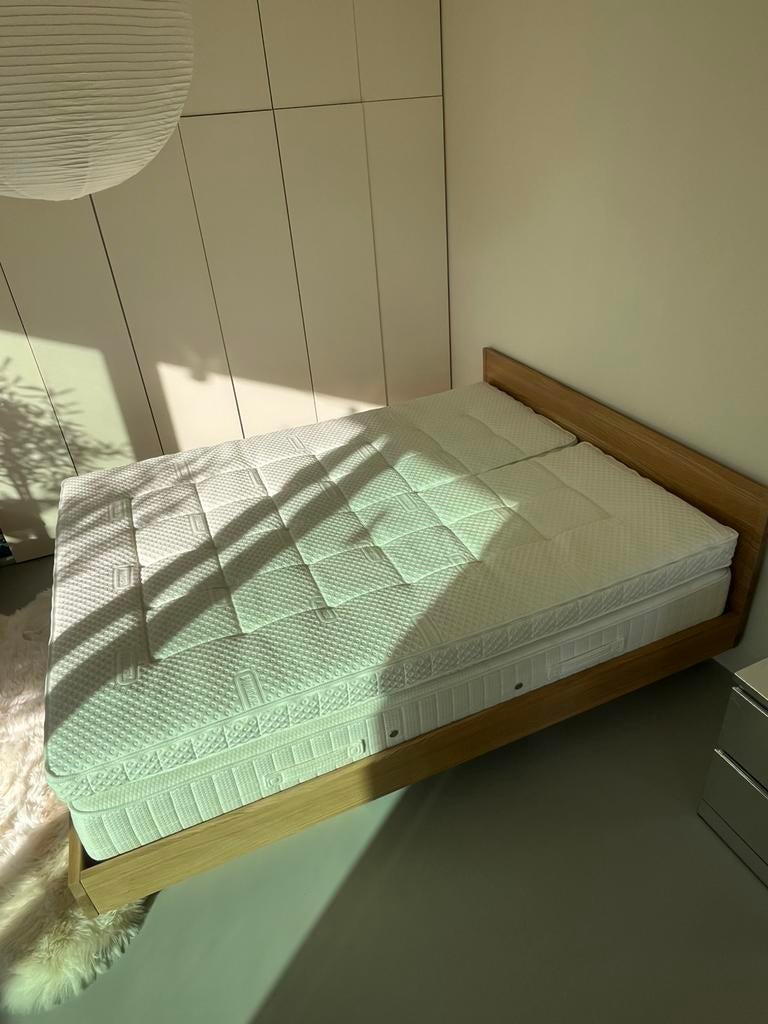 Pullman Silverline Pocket splittopper 160x200 z.g.a.n., Ophalen, Tweepersoons, Zo goed als nieuw, Matras