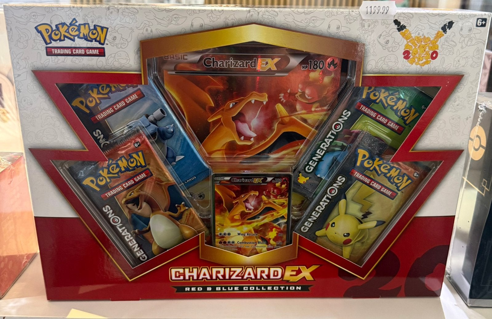 Pokemon Generations Charizard Red & Blue Collection, Ophalen, Zo goed als nieuw