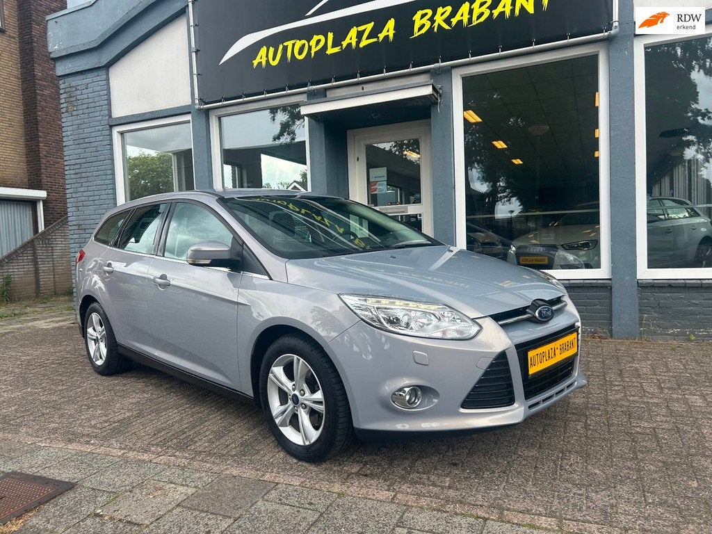 Ford Focus Wagon 1.6 EcoBoost Titanium/ CLIMA/ CRUISE/ STOEL, Auto's, 1596 cc, Gebruikt, Zwart, 4 cilinders
