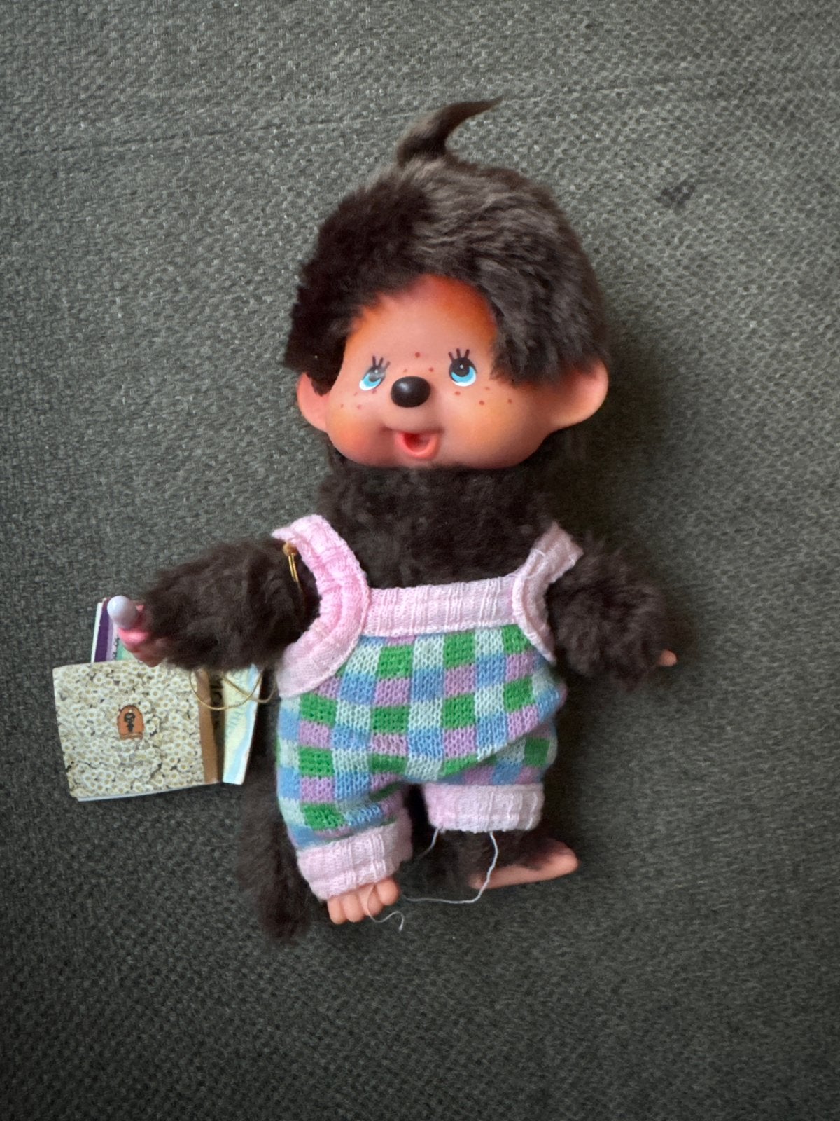 Vintage Monchhichi Sekiguchi 1974 met gebreid pakje, Ophalen
