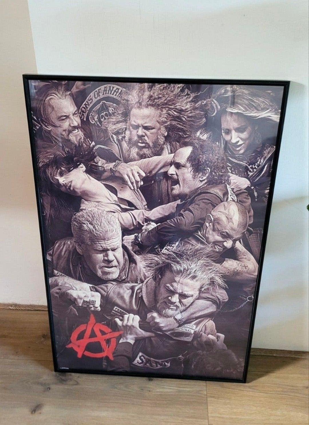 Sons of Anarchy Fotolijst 62x92 cm - Gratis!, Ophalen, Kunststof, Gebruikt, Fotolijst