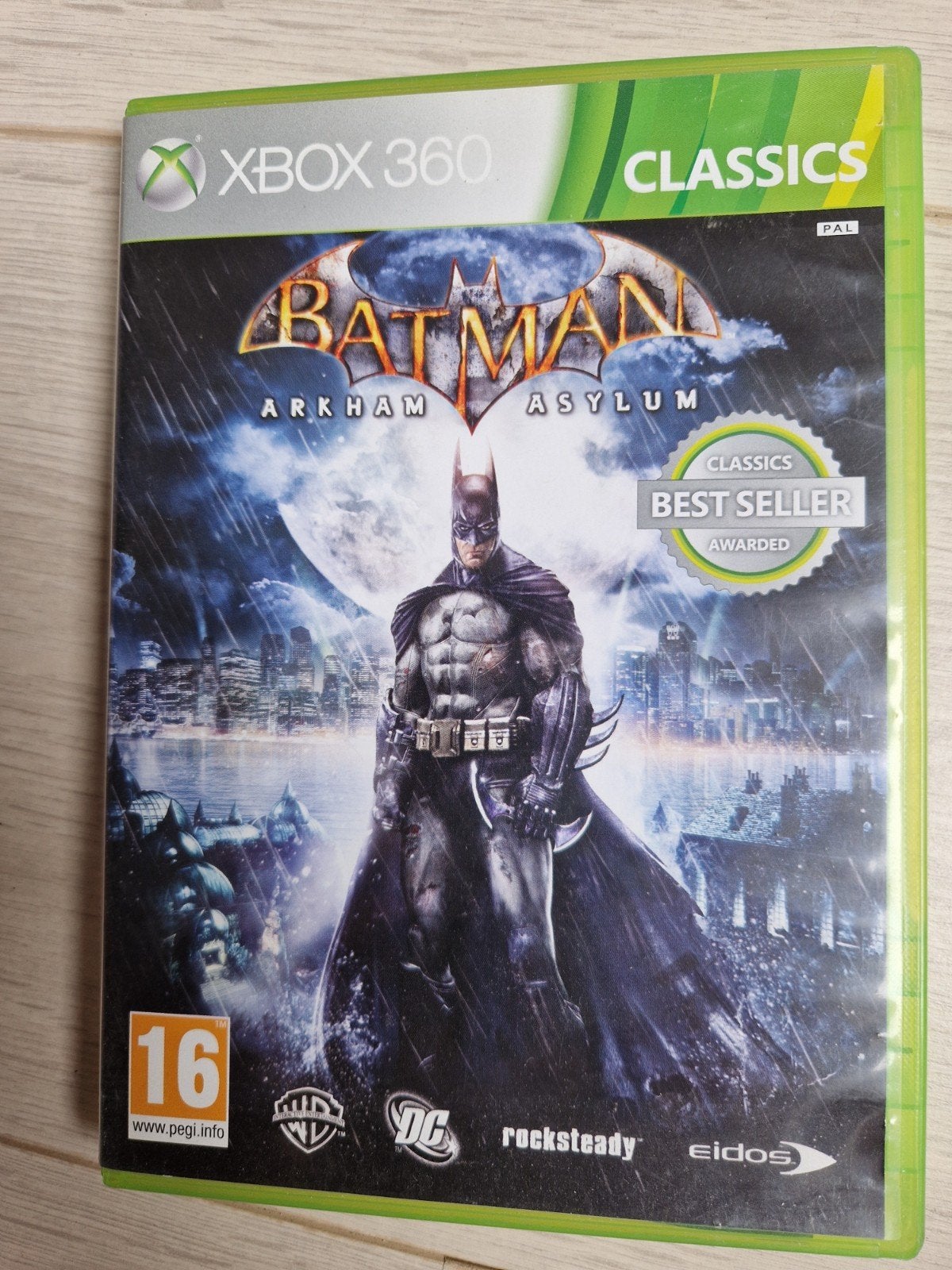 batman arkham asylum 16+ xbox 360 spel game dc comics, Ophalen of Verzenden