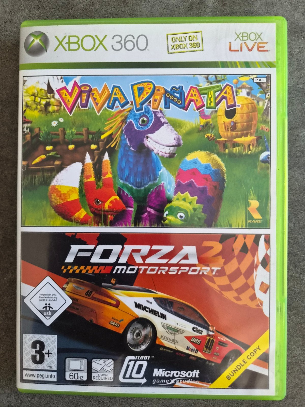 Viva Pinata / Forza Motorsport 2 - Xbox 360, Verzenden, Racen en Vliegen, 2 spelers, Zo goed als nieuw