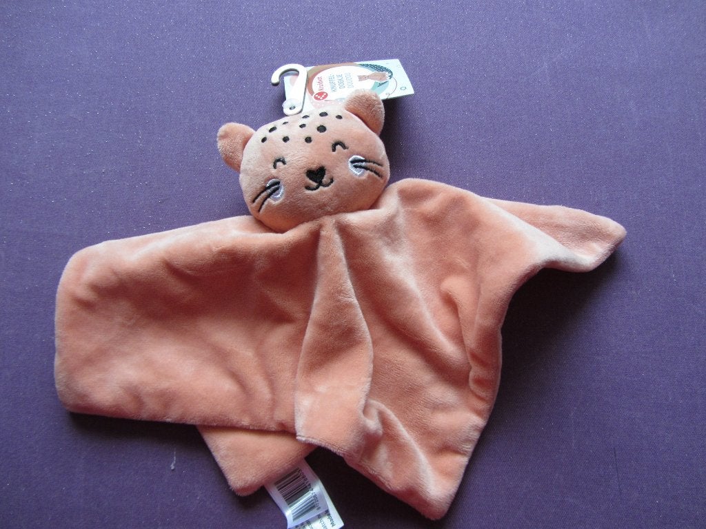 KRUIDVAT Knuffeldoekje POES. OUD ROZE **Nieuw met Kaartje**, Overige merken, Nieuw, Ophalen of Verzenden, Met label