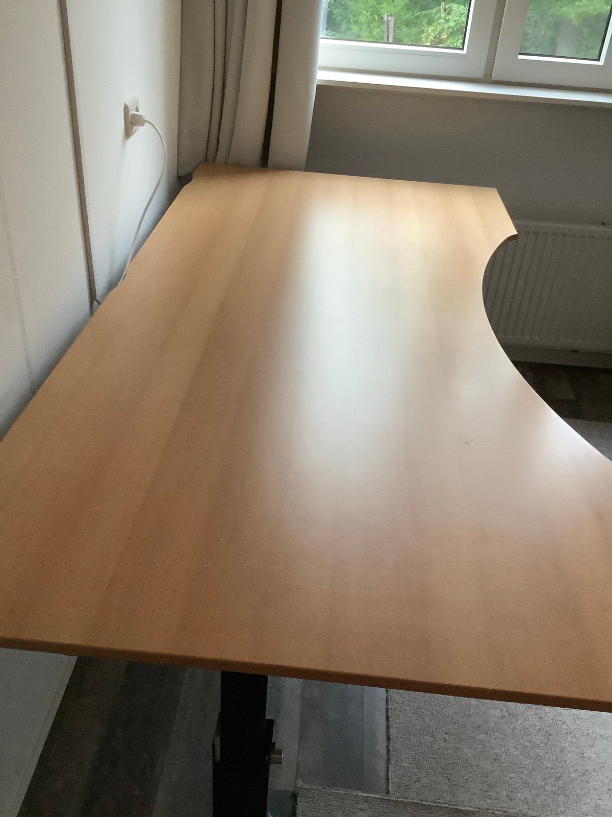 Bureau kantoor of huis 95x190, Huis en Inrichting, Ophalen, Gebruikt, Hout, Bruin