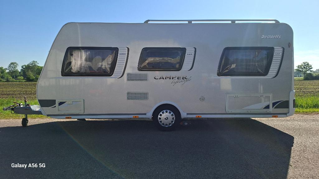 Caravan Dethleffs Camper 510 BJ 2007, Rondzit, Bedrijf, Dethleffs, 5 tot 6 meter