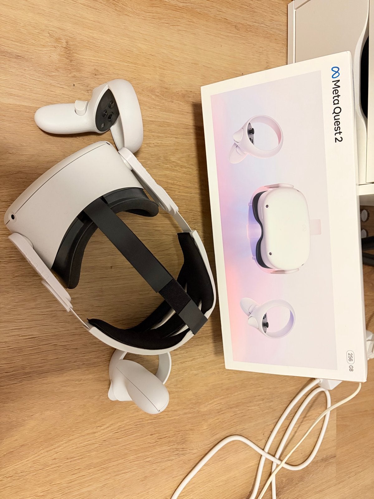 Meta Quest 2 256GB, Spelcomputers en Games, Virtual Reality, Gebruikt, Overige platformen, VR-bril, Ophalen