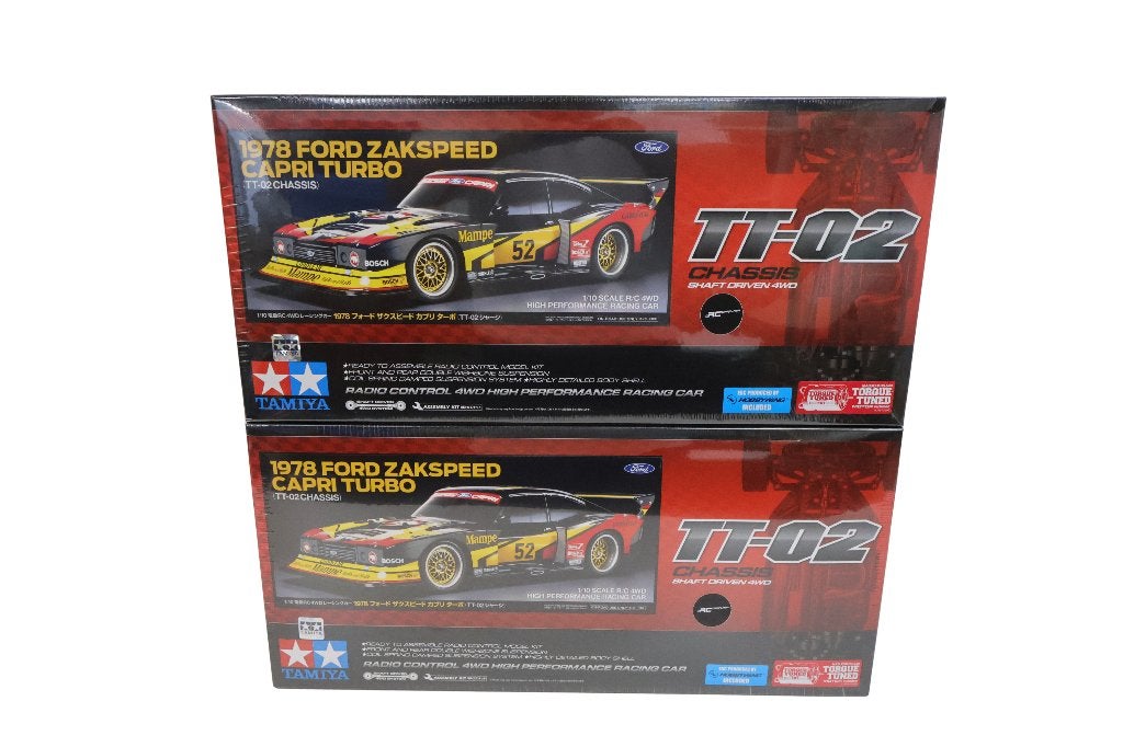 Tamiya 47526 1:10 RC Ford Zakspeed Capri Turbo 1978 TT-02, Elektro, Verzenden, Nieuw, Schaal 1:10