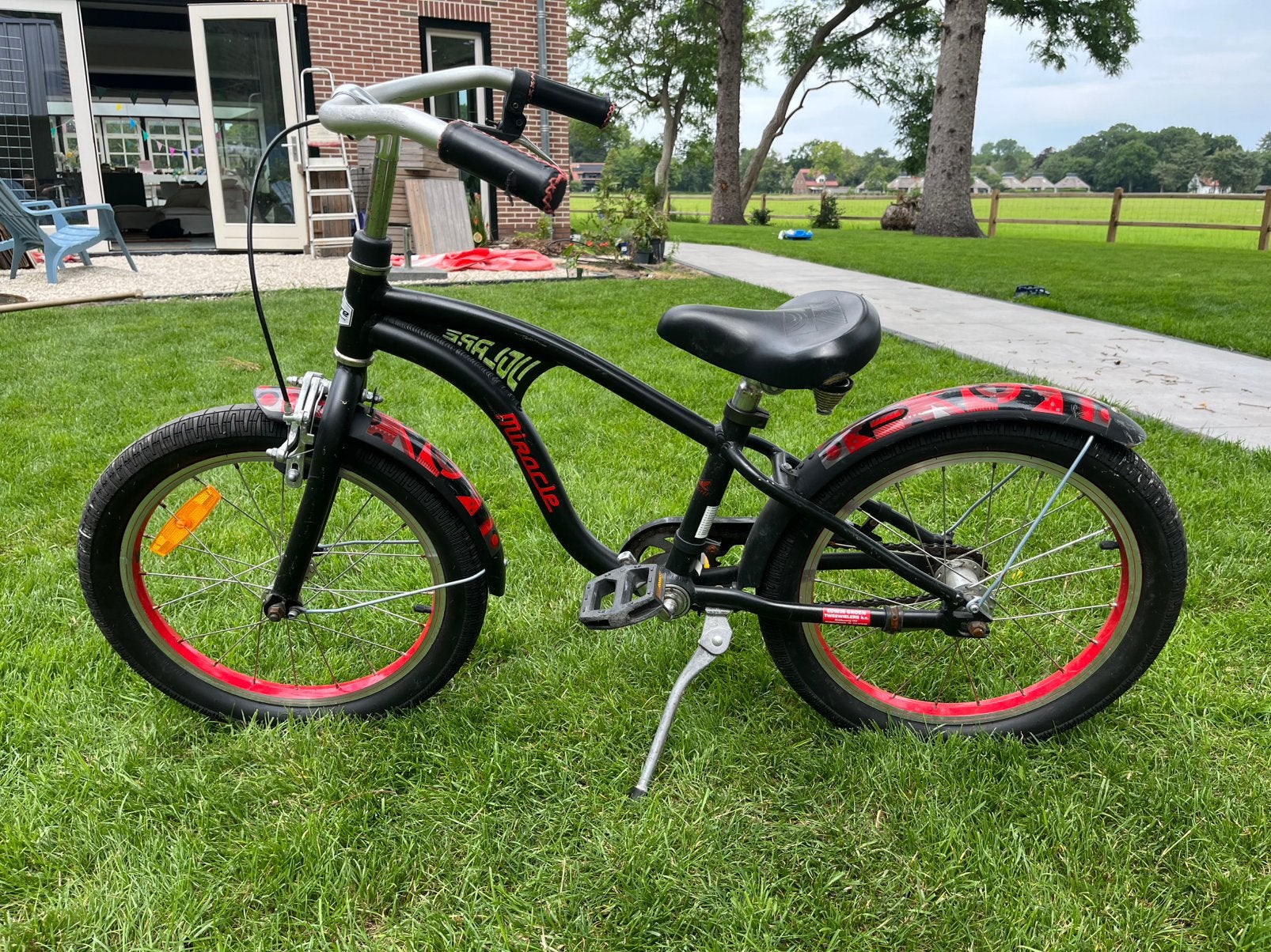 Kinderfiets 18 inch volare miracle, 47 tot 51 cm, Ophalen, Gebruikt, Staal