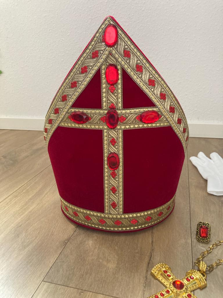 Sinterklaas mijter, Ophalen of Verzenden, Zo goed als nieuw