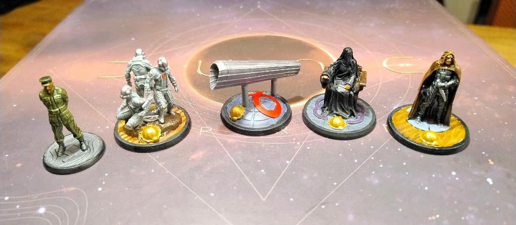 Dune Imperium geschilderde deluxe upgrade pack, Hobby en Vrije tijd, Een of twee spelers, Ophalen of Verzenden, Gebruikt, Direwolf