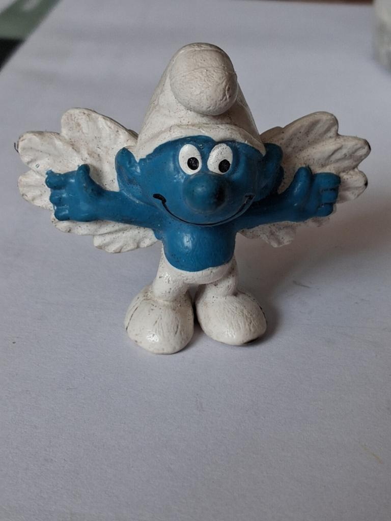 Vliegende smurf, Ophalen of Verzenden, Zo goed als nieuw