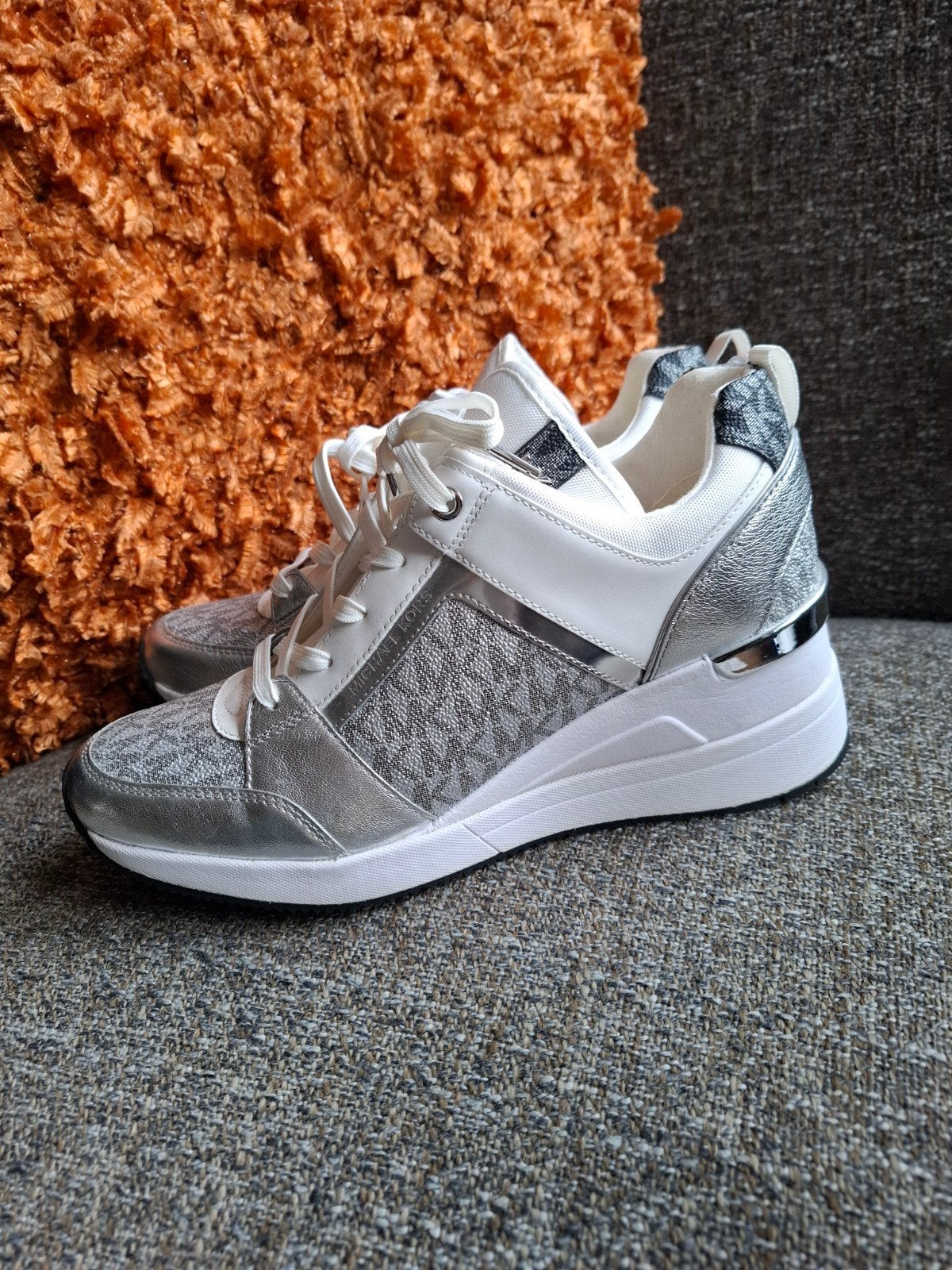 Michael Kors Georgie Trainer Sneakers – Maat 9 = 40, Verzenden, Nieuw, Wit, Sneakers of Gympen