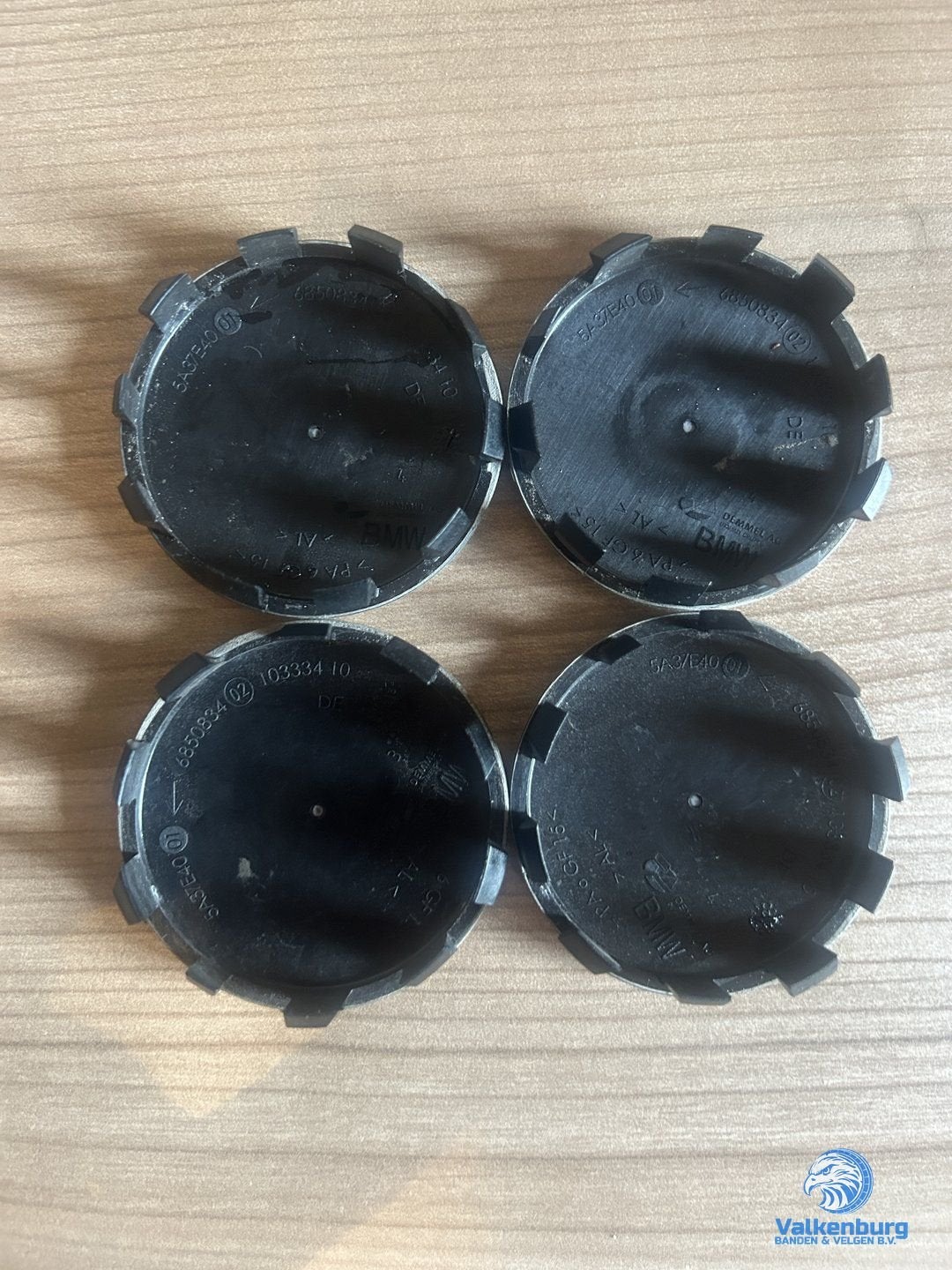 ORIGINELE BMW 50 Years M Blue Red naafkap naafdop set, Auto diversen, Gebruikt, -, -, Ophalen of Verzenden