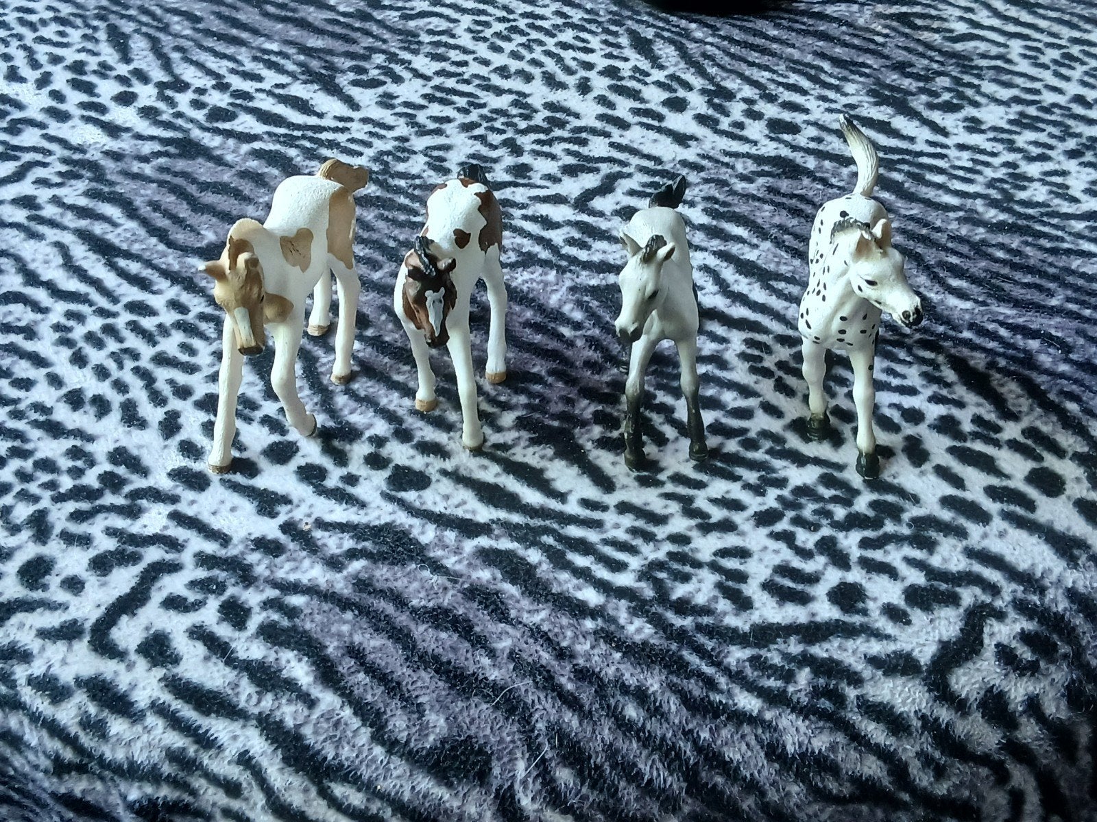 4 schleich veulens., Verzamelen, Speelgoed, Ophalen, Zo goed als nieuw