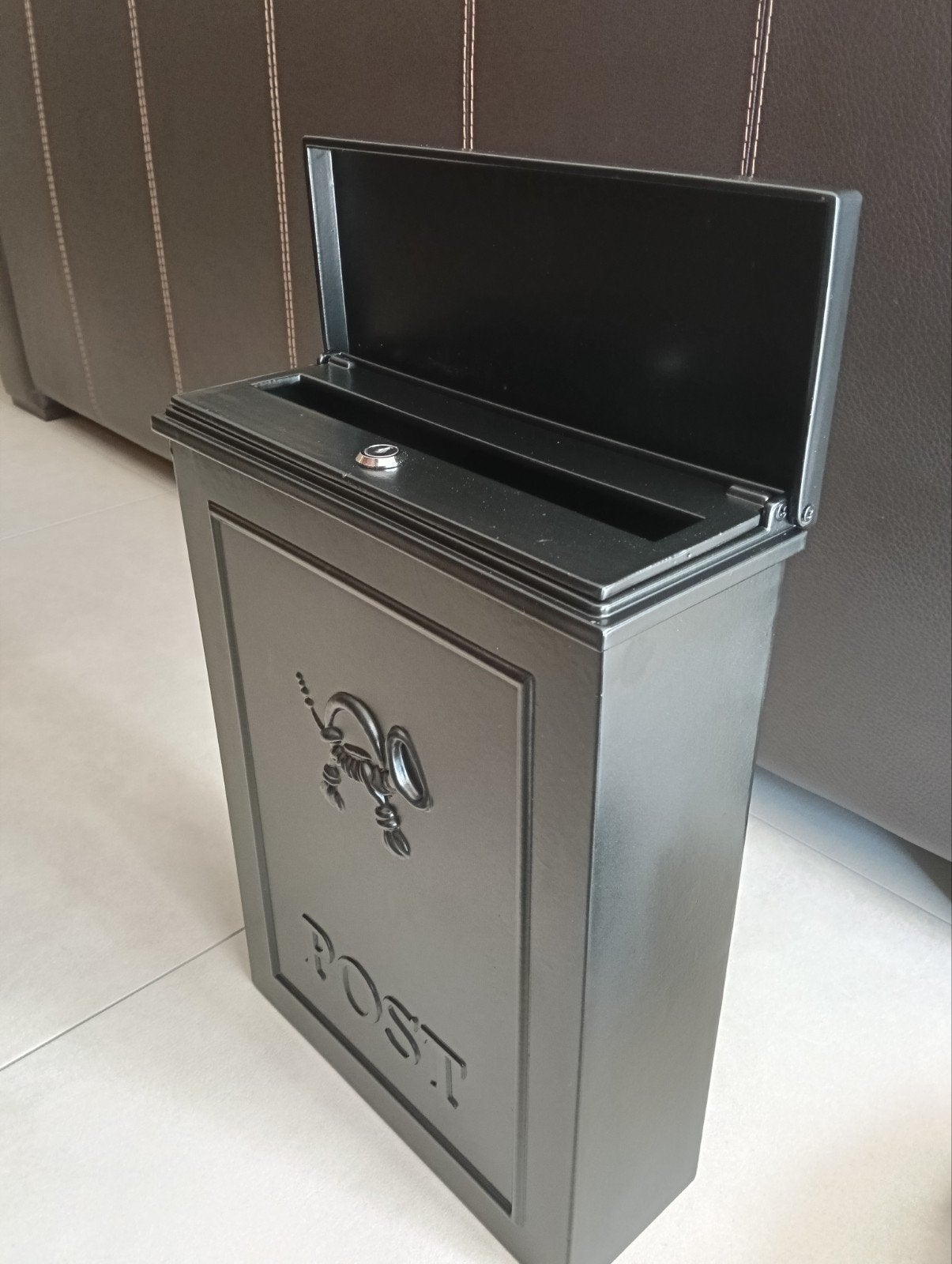 Klassieke aluminium wandbrievenbus - Roestvrij, Ophalen of Verzenden, Nieuw, Aluminium, Wandbrievenbus