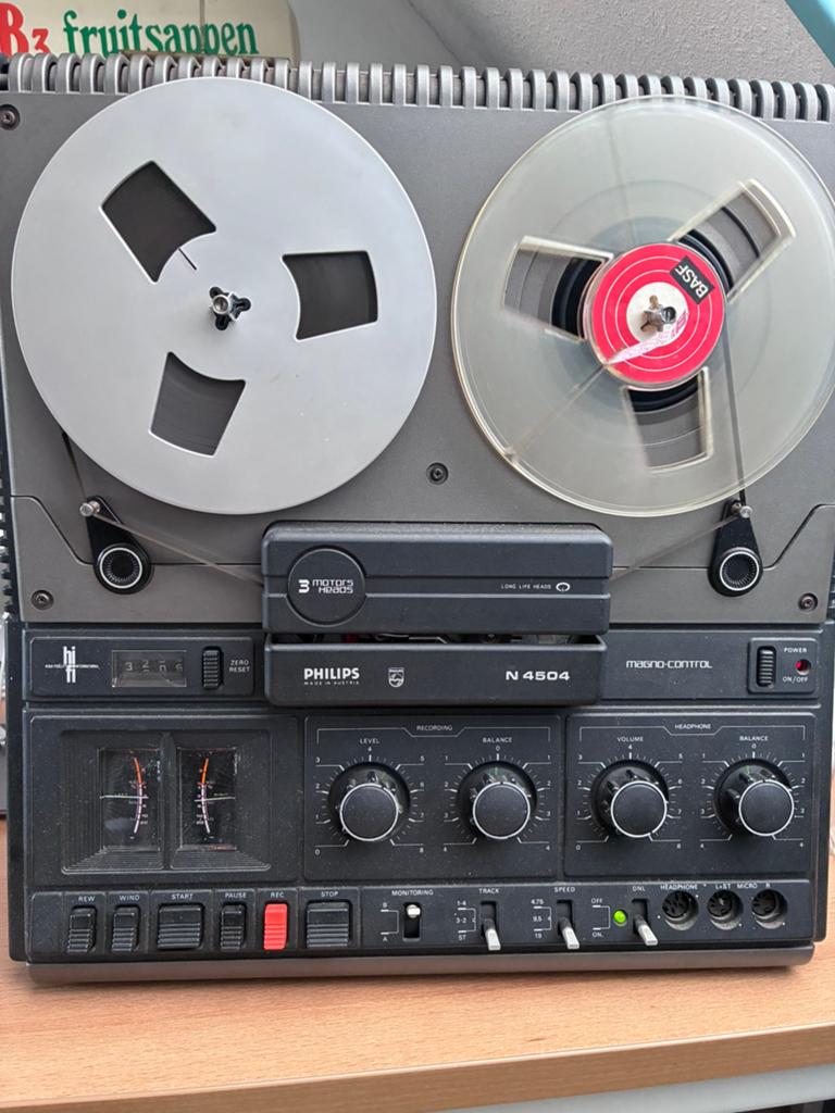 Philips n4504 bandrecorder, Ophalen, Bandrecorder, Met banden