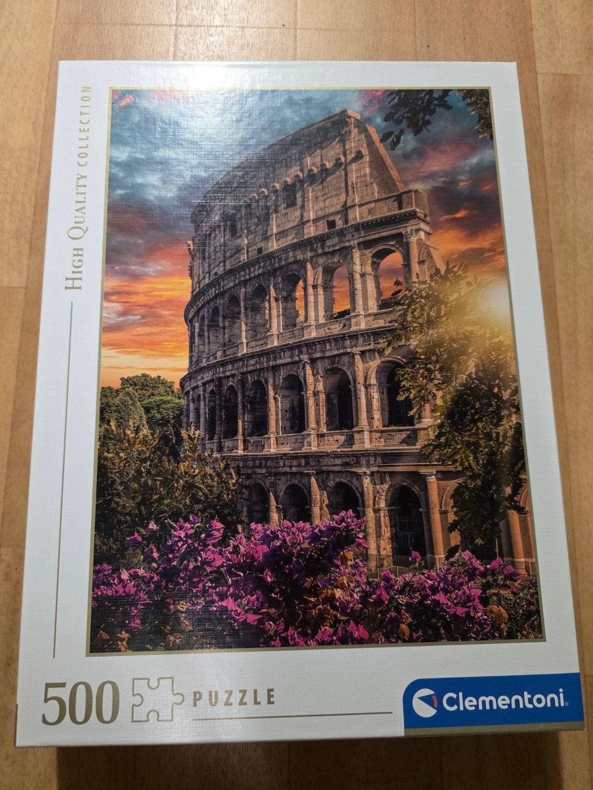 puzzel van het Colosseum Rome  500 stukjes, Ophalen of Verzenden, 500 t/m 1500 stukjes, Zo goed als nieuw, Legpuzzel