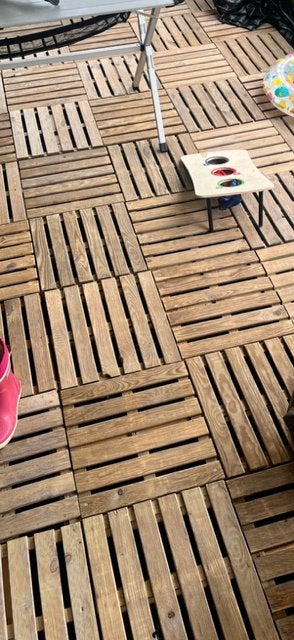 Houten vlonder, Ophalen, Gebruikt, Hout