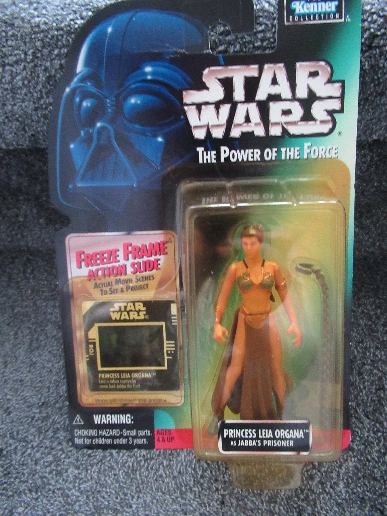 Star Wars POTF2 - Princess Leia Organa + freeze frame, Ophalen of Verzenden, Zo goed als nieuw, Actiefiguurtje