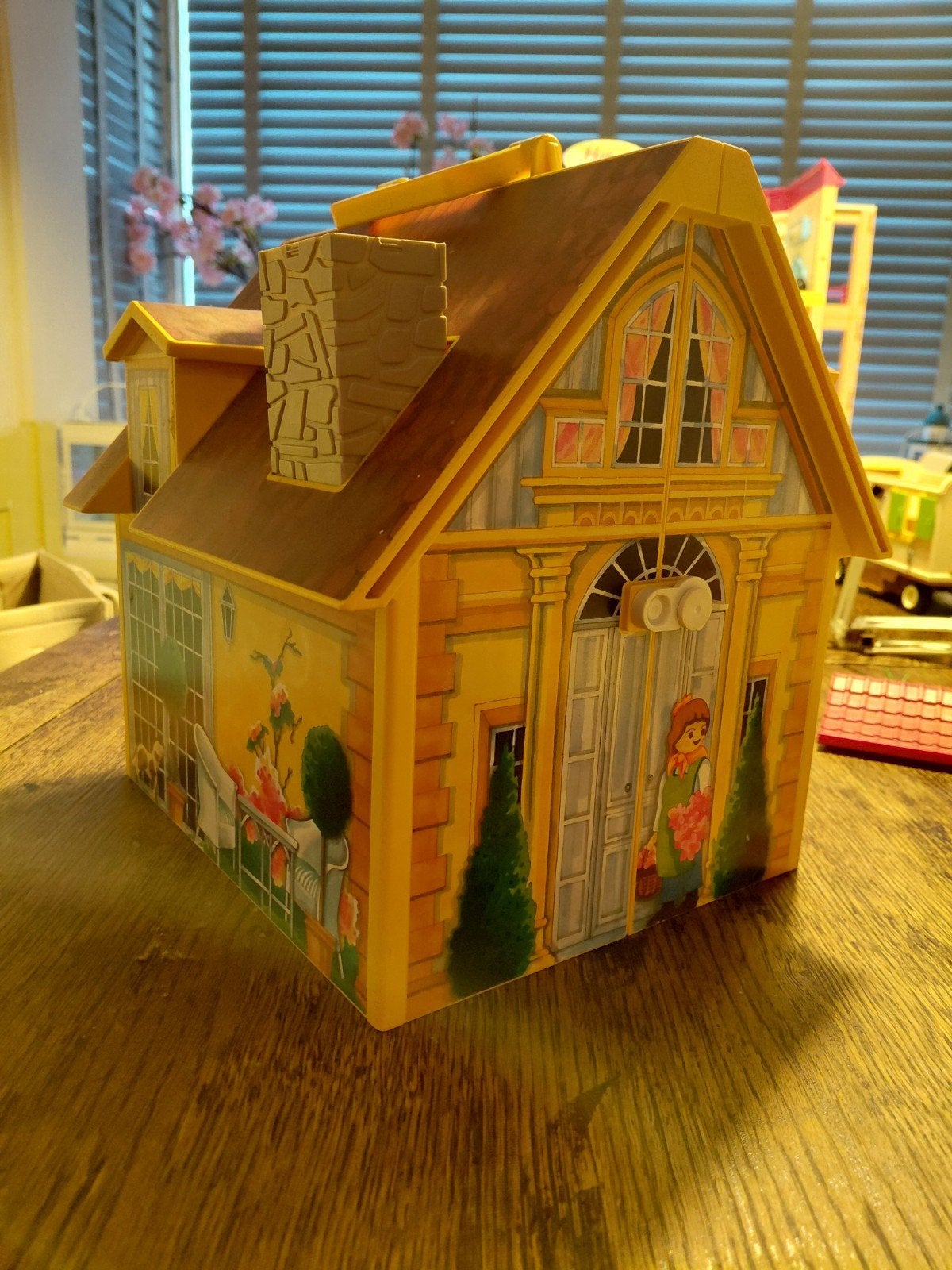 playmobil meeneemhuis, Ophalen