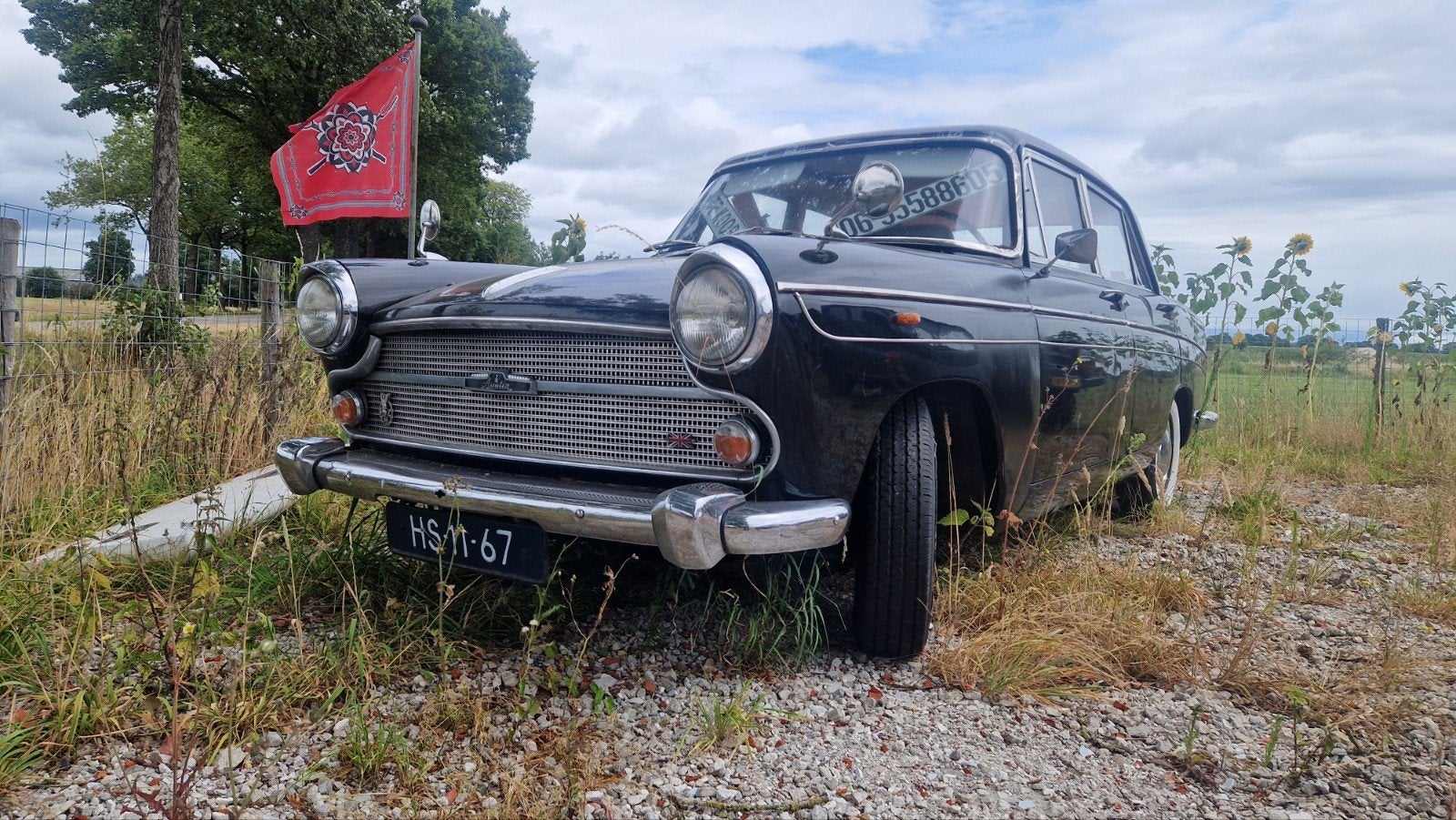 Austin A60 1.6 1964 Grijs, Voorwielaandrijving, 4 cilinders, Origineel Nederlands, Handgeschakeld
