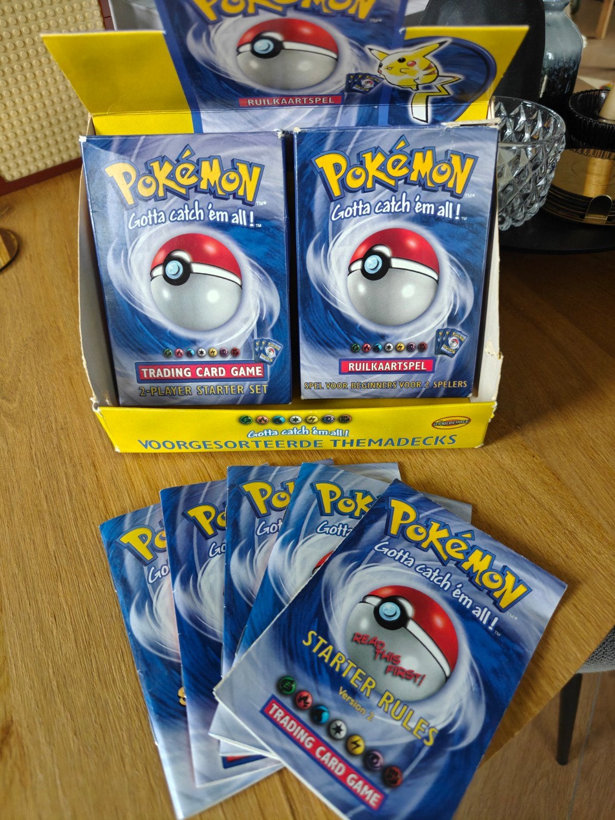 Collectie (lege) Pokémon TCG Starterdecks en accessoires, Ophalen of Verzenden, Gebruikt, Starterdeck