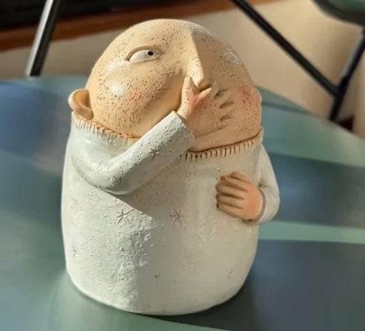 Beeldje voor het toilet jongen, Ophalen of Verzenden, Nieuw, Mens