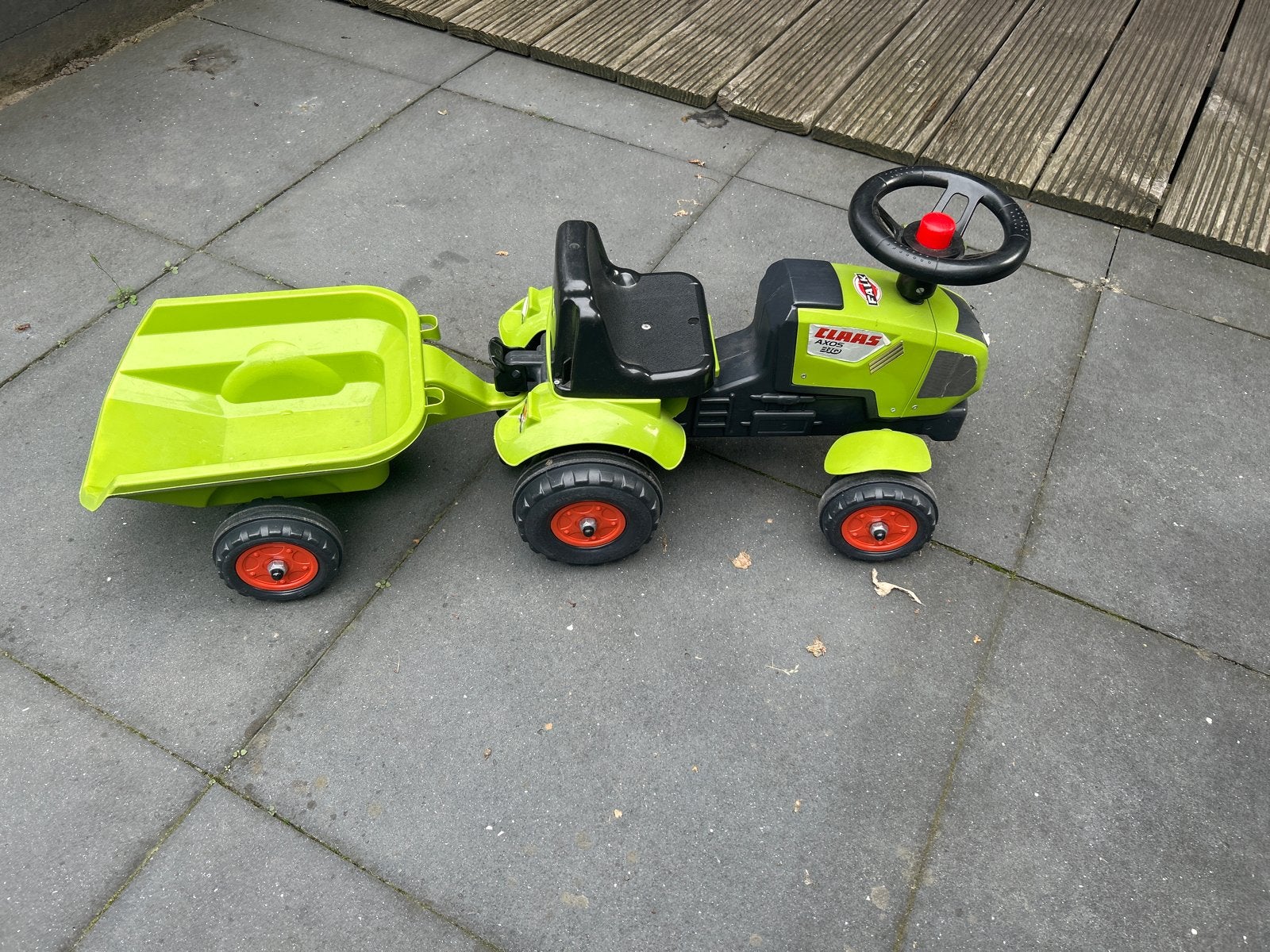 Tractor met aanhanger, Kinderen en Baby's, Ophalen, Gebruikt, Trapvoertuig