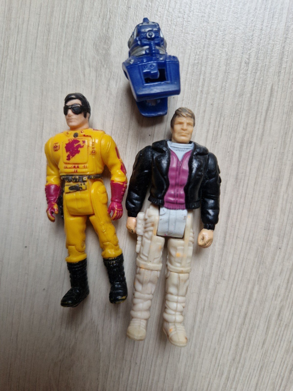 1987 m.a.s.k figuren ace riker en brad turner sly rax rex, Ophalen of Verzenden
