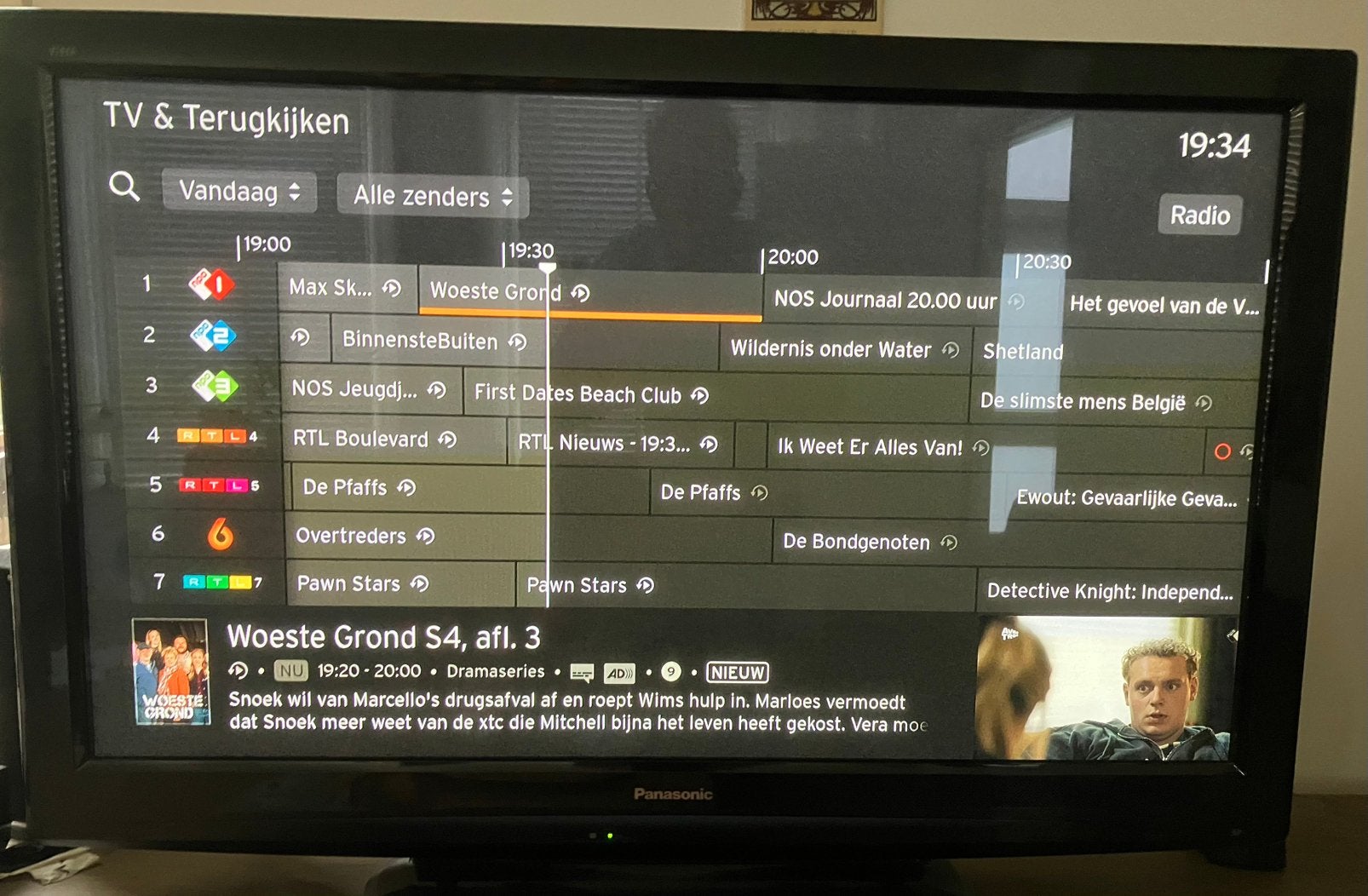 Panasonic Viera neoplasma 42”, Ophalen, Panasonic, Zo goed als nieuw, 100 Hz