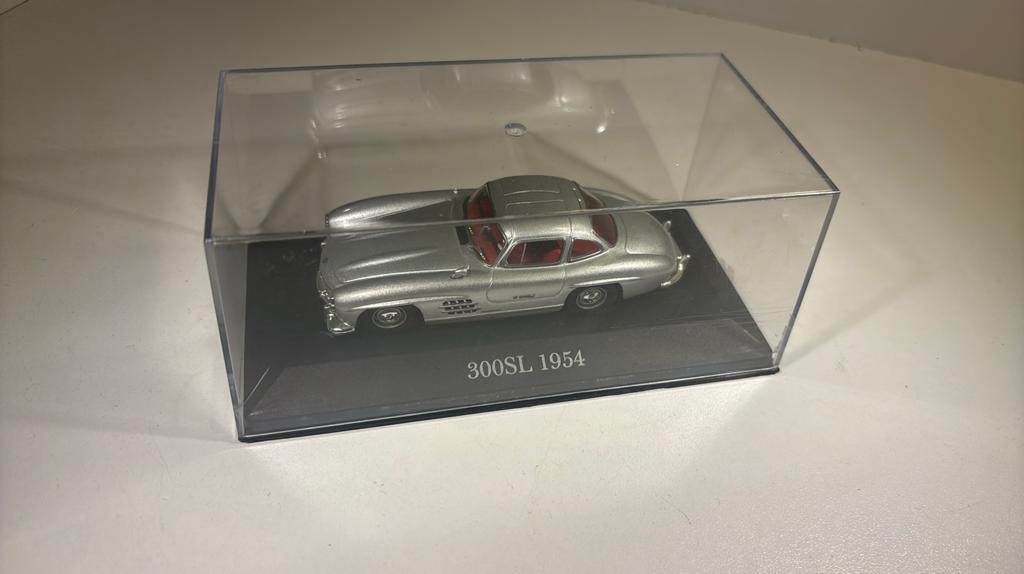 Mercedes benz 300 sl zilver atlas 1.43, Overige merken, Auto, Ophalen of Verzenden, A
