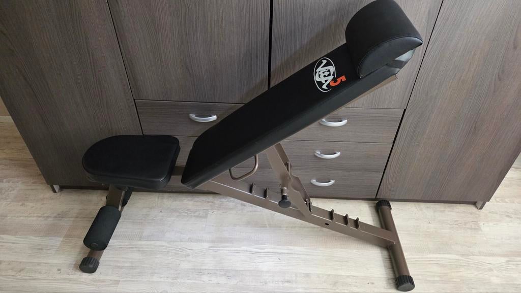 Vita5 halterbank, Sport en Fitness, Fitnessmaterialen, Ophalen, Nieuw, Buik, Fitnessbank