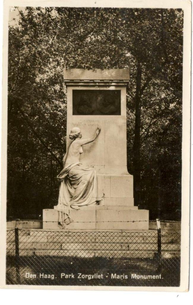 Den Haag 1954  Maris monument, Verzenden, 1940 tot 1960, Ongelopen, Zuid-Holland