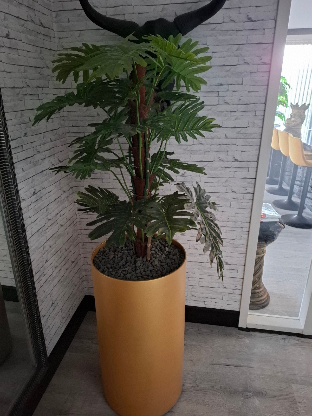 KUNST PLANT MET GROTE POT, Ophalen