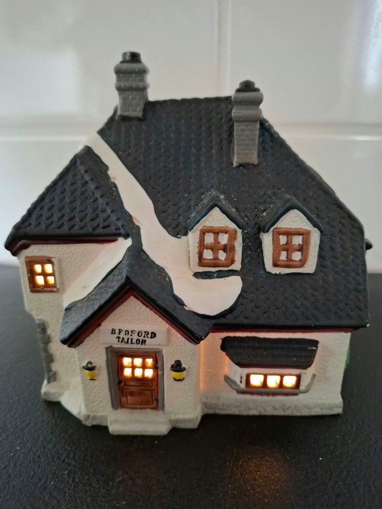 Lemax kersthuisje 2 kerstdorp, Ophalen of Verzenden, Gebruikt