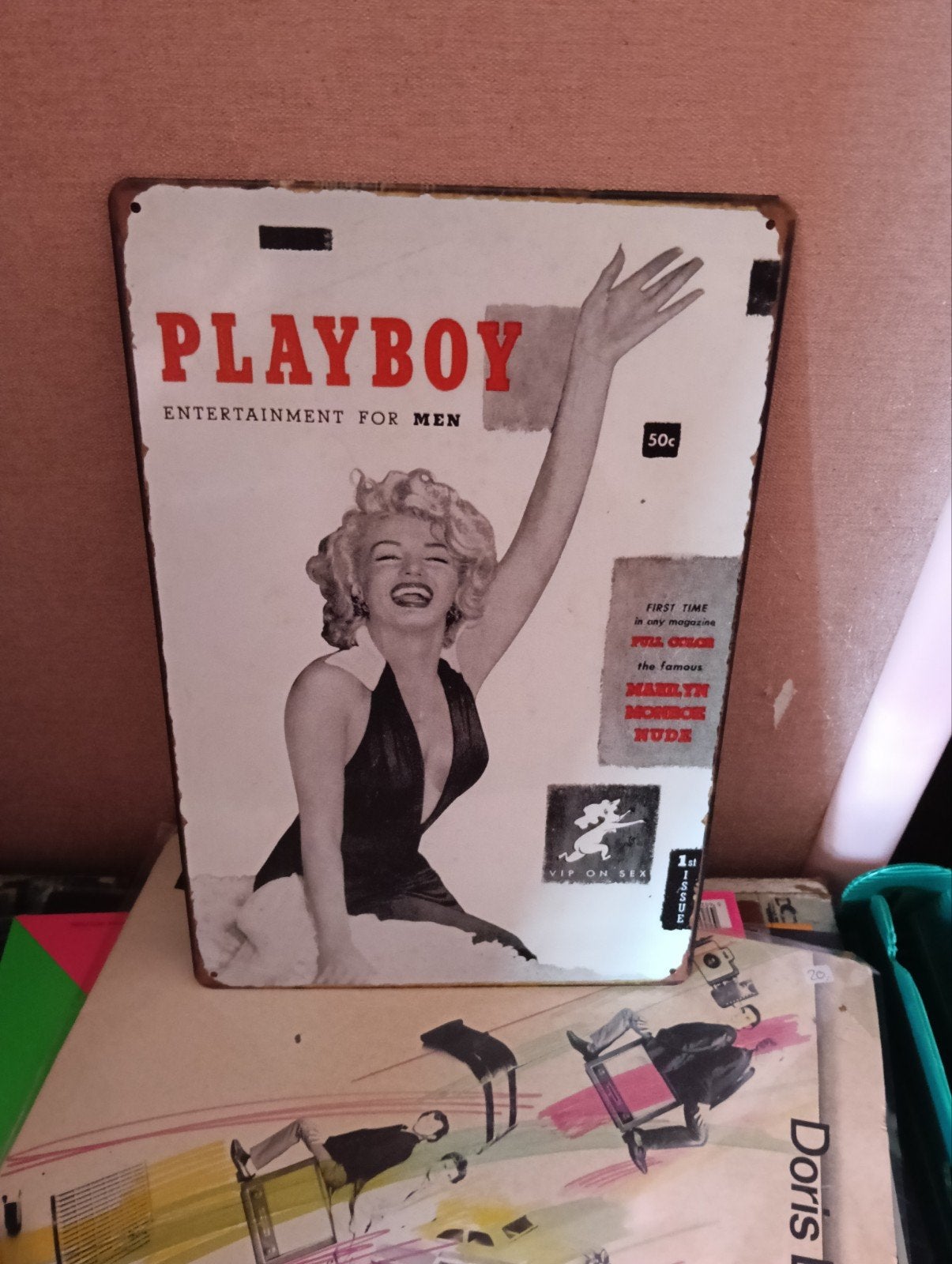 Marilyn Monroe bord, Wandbord, Ophalen, Zo goed als nieuw