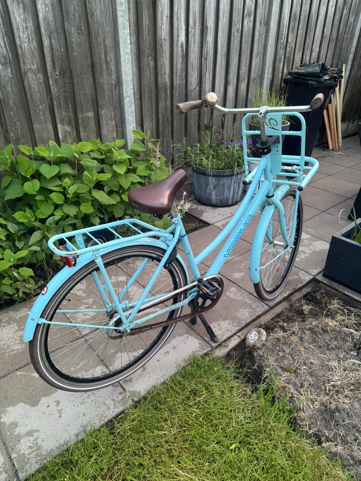 Blauwe fiets, Ophalen, Zo goed als nieuw, Terugtraprem